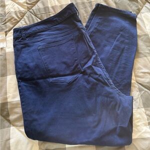 Old Navy Woman’s Plus Size Blue Pants Buttery Soft 28W NWT